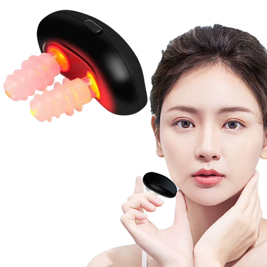 Cordless Red Light Nasal Therapy Device Rhinitis Machine Low Frequency Pulse Nose Massage for Improving Nasal Ventilation